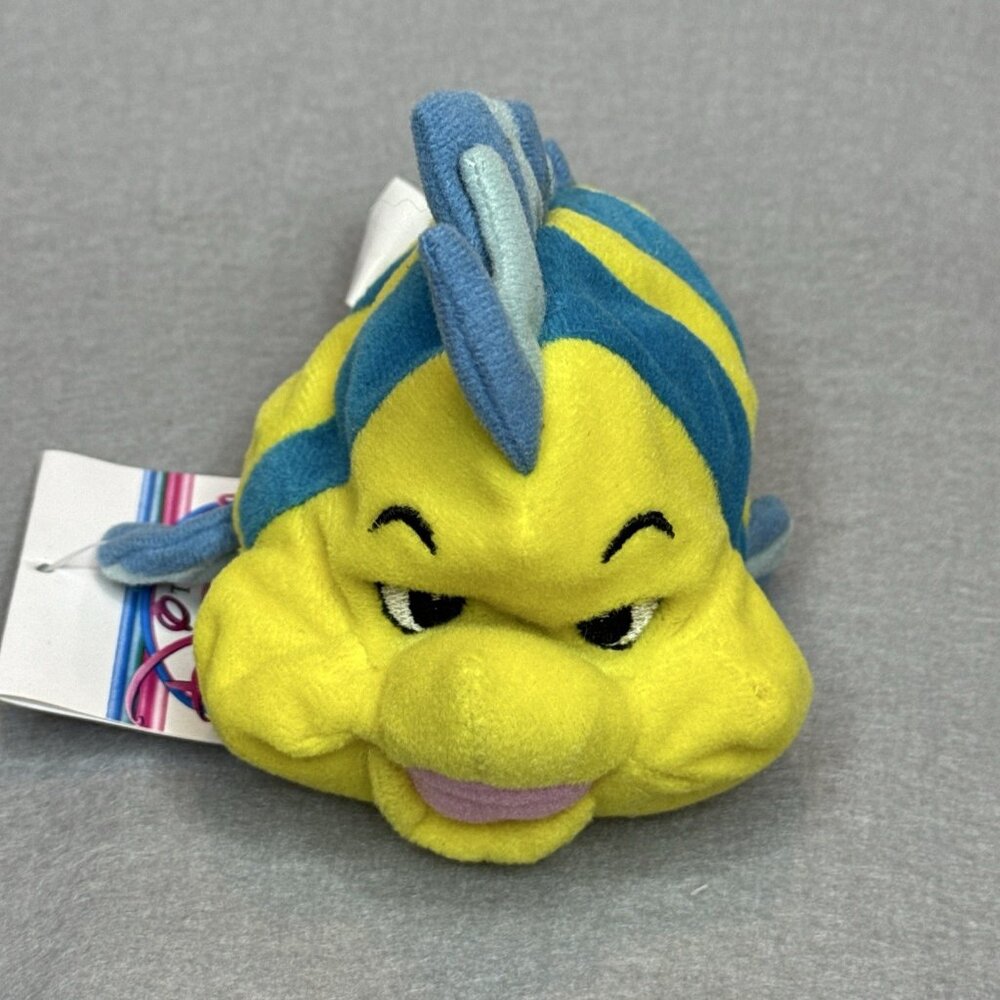 Sebastian Flounder The Little Mermaid The Disney Store Bean Bag Plush Set of 2 - Picture 5 of 8